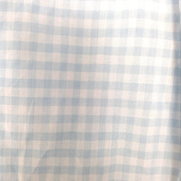 Izod Light Blue Checkered Casual Button Down Shirt - Picture 9 of 12